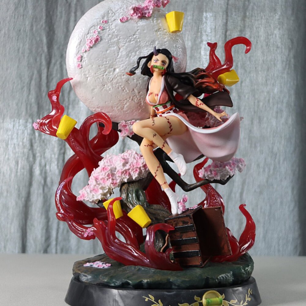 Share 31cm Anime Demon Slayer Kamado Nezuko PVC Figure Model Decor Toy Gifts